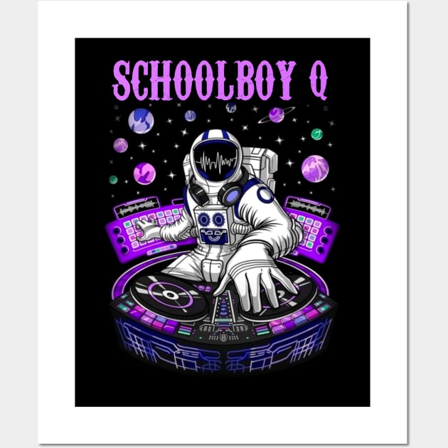 SCHOOLBOY Q BAND Wall Art by Tronjoannn-maha asyik 